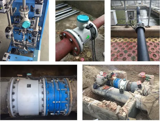 medidores de vazão de líquidos condutivos conductive liquid flow meters