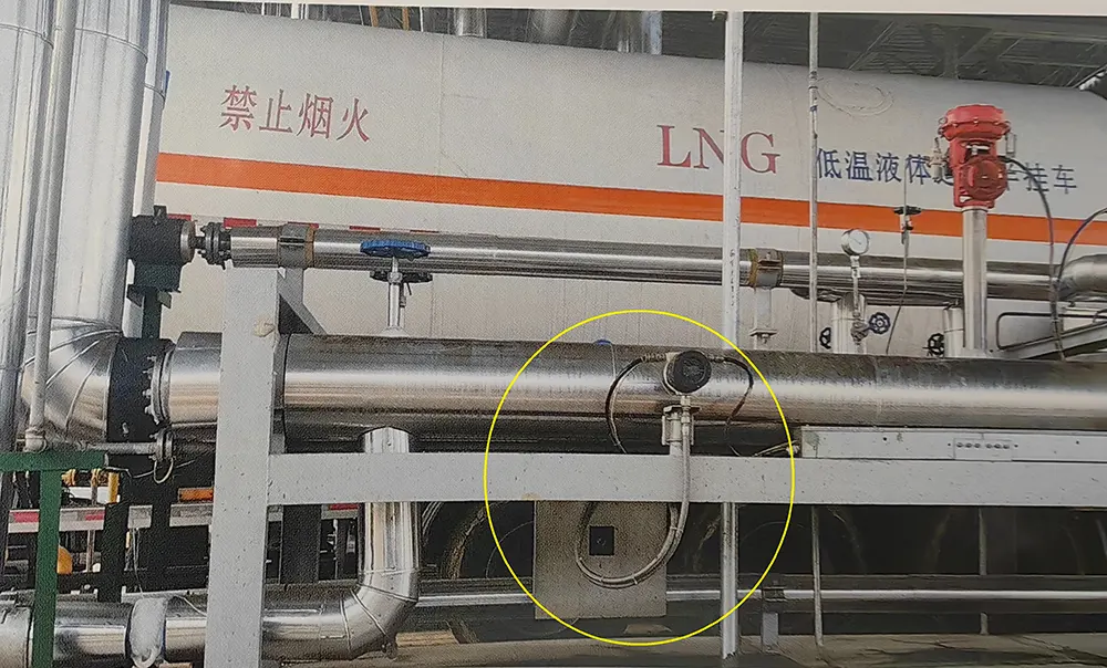 LNG low temperature flow meter