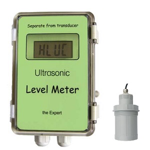 Sensor de nível ultrassônico com indicador remoto