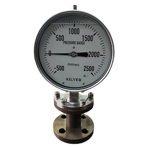 Manômetro de vedação de diafragma de baixa pressão (-500 ~ 2500 mmWC)