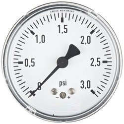Manômetro de 0 ~ 1 psi