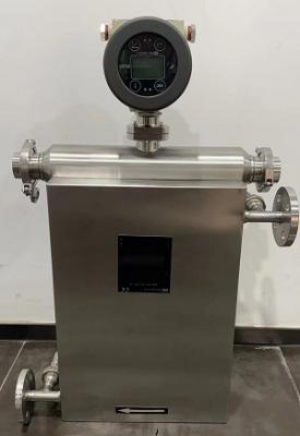 Medidor de vazão Coriolis com jaqueta térmica