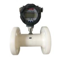 Medidor de vazão de turbina para líquido corrosivo