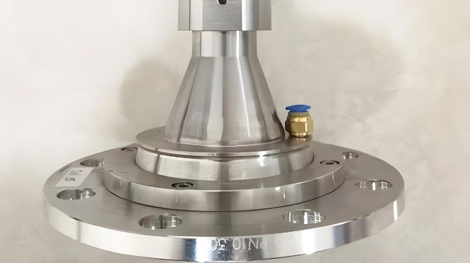 flange do cardan do transmissor de nível de cavacos de madeira wood chip level transmitter gimbal flange