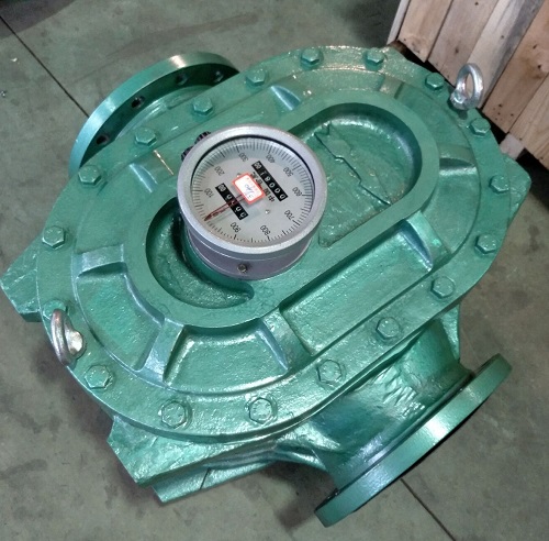 Medidor mecânico de óleo e combustível de 12 polegadas 12-inch mechanical oil and fuel positive displacement flow meter