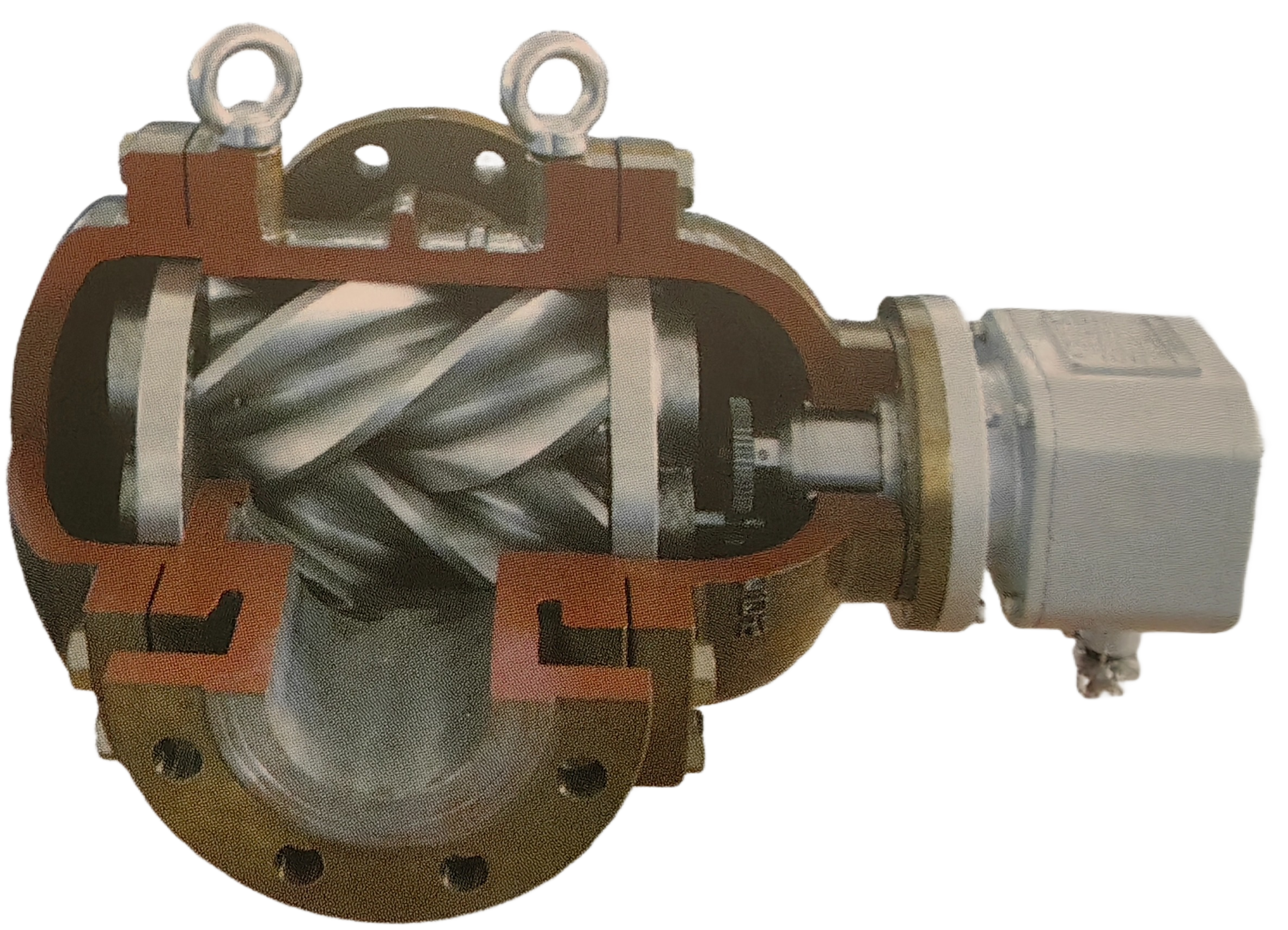 Medidor de vazão PD de 12 polegadas para óleo e combustível 12-inch (DN300) helical gear positive displacement flow meter for oil and fuel