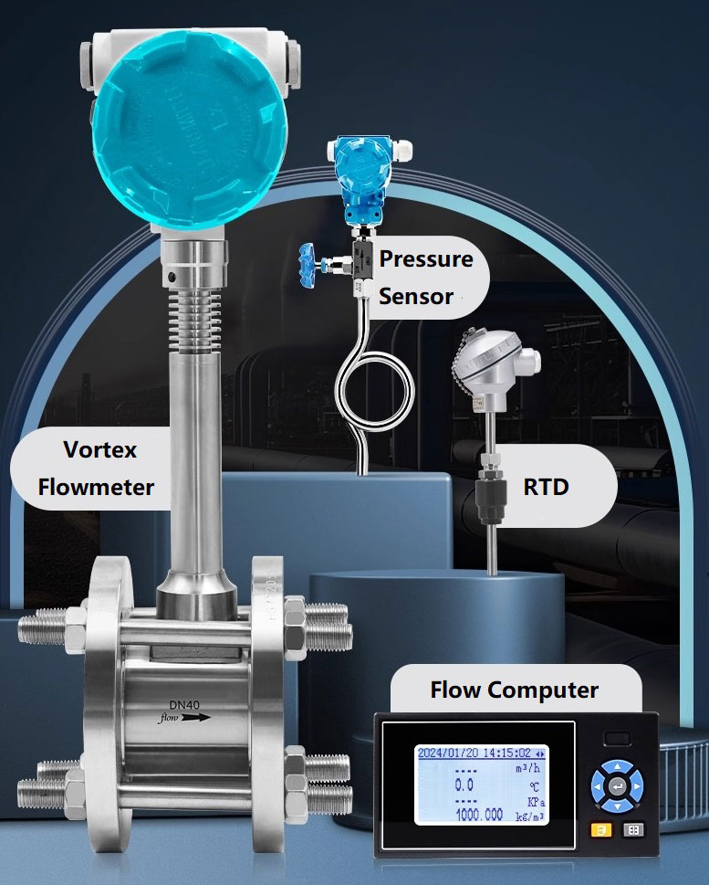 Medidores de vazão mássica indiretos por medidor de vazão volumétrica Indirect mass flow meters by Volumetric Flowmeter