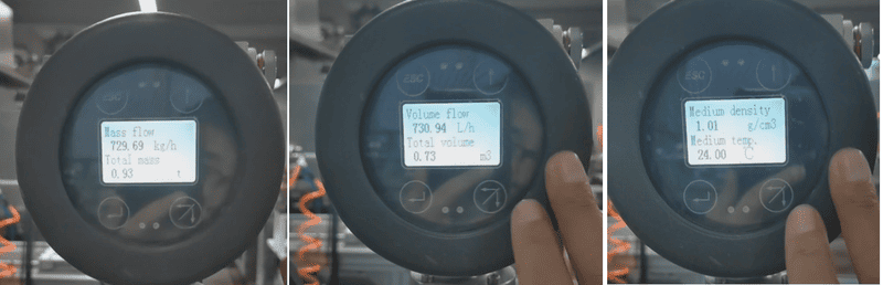 Medidor de vazão Oriolis para medição de vazão de polpa oriolis flow meter for slurry flow measurement